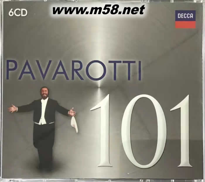 101 Pavarotti 101 帕瓦羅蒂殿堂大師精選套裝 德版專輯正面圖片