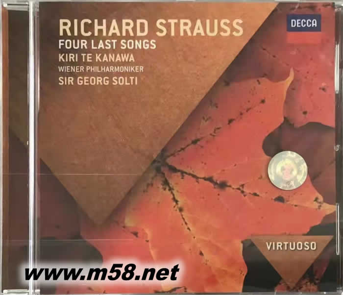 史特勞斯:最后四首歌 Strauss: Four Last Songs VIRTUOSO大師系列專輯正面圖片