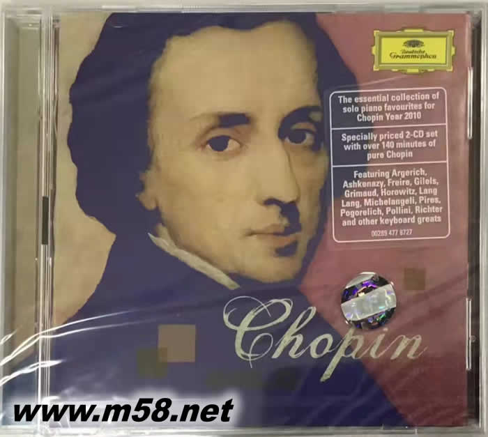 肖邦鋼琴金選輯 Chopin Gold專輯正面圖片