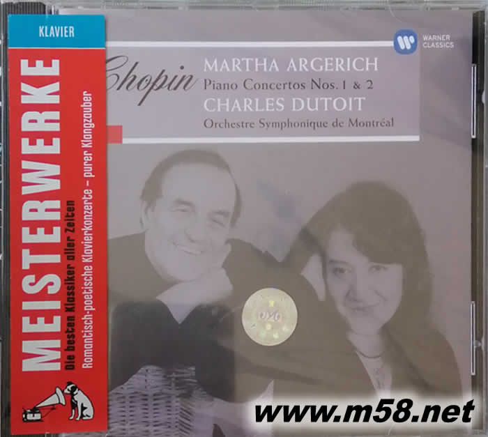 蕭邦:第1,2 鋼琴協(xié)奏曲 Chopin: Piano Concertos Nos. 1 & 2專輯正面圖片