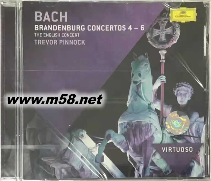 平諾克指揮 - 巴赫 布蘭登堡協奏曲第4-6號 VIRTUOSO大師系列專輯正面圖片