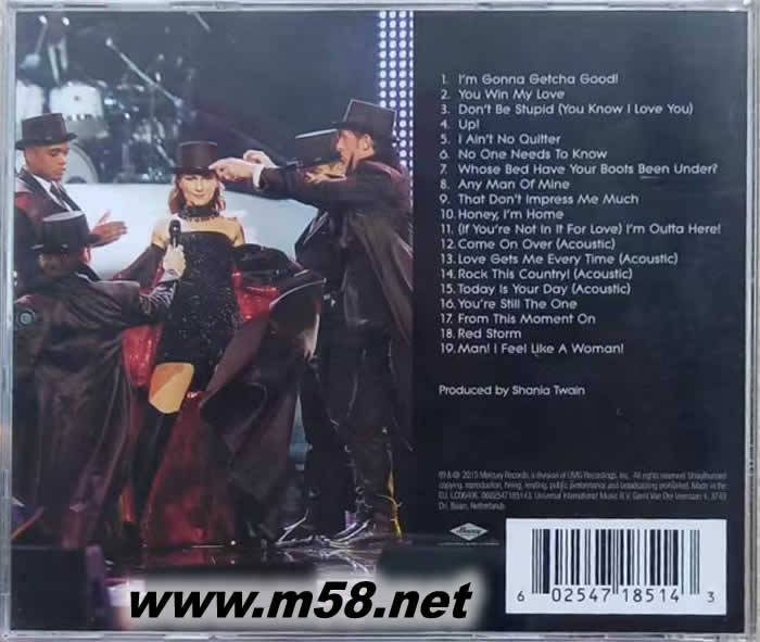 STILL THE ONE – LIVE FROM THE VEGAS 鄉謠女王全新美洲演唱會專輯背面圖片