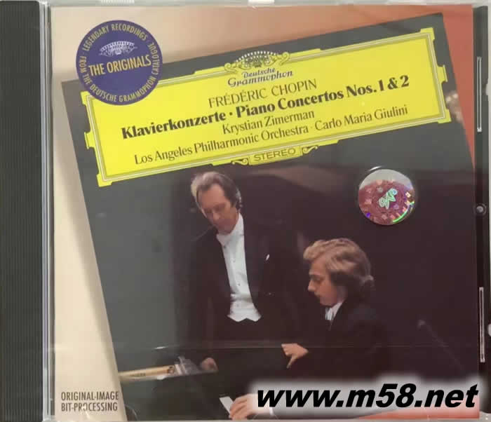 蕭邦:第一、二號鋼琴協奏曲 :Chopin : Piano Concerto No.1 & No.2 大禾花版專輯正面圖片