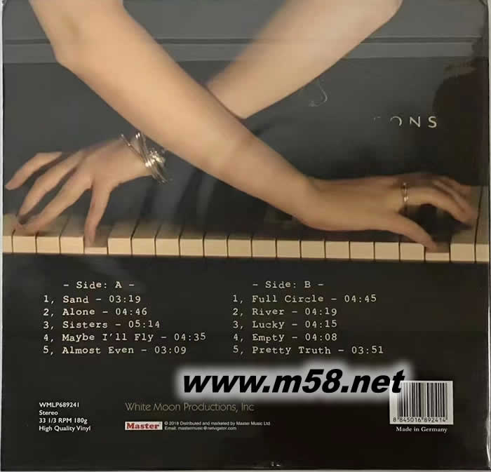 Full Circle 全心全靈 觸動情感 180g 33RPM LP 黑膠專輯背面圖片