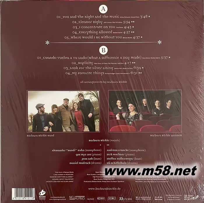 我最愛的 My Favorite Things 黑膠專輯背面圖片