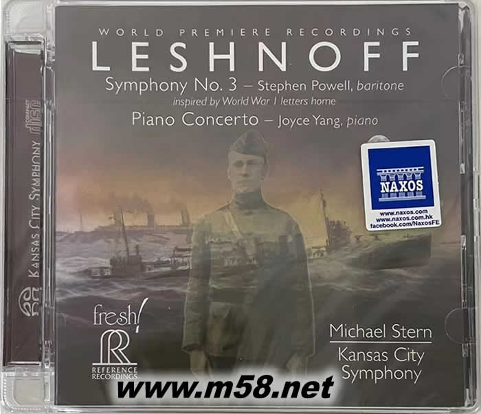 LESHNOFF SYMPHONY NO.3 SACD專輯正面圖片