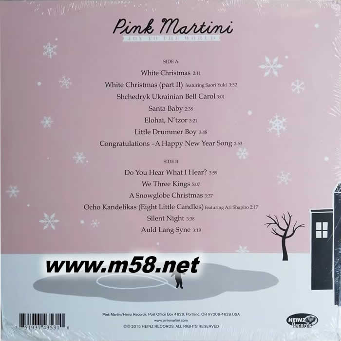 Joy to the World 普世歡騰 黑膠專輯背面圖片