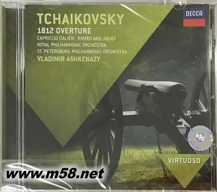 1812 OVERTURE 柴可夫斯基:1812序曲 VIRTUOSO大師系列專輯正面圖片