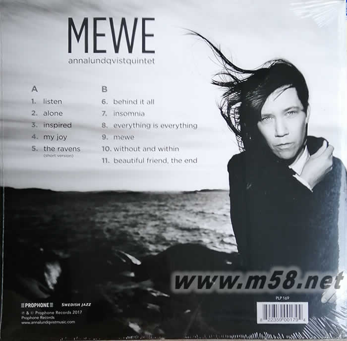 ANNA LUNDQVIST QUINTET MEWE 黑膠專輯背面圖片