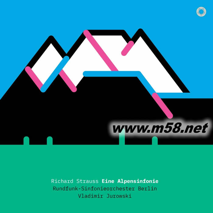 施特勞斯 RICHARD STRAUSS Eine Alpensinfonie指揮 阿爾卑斯交響曲 黑膠專輯正面圖片