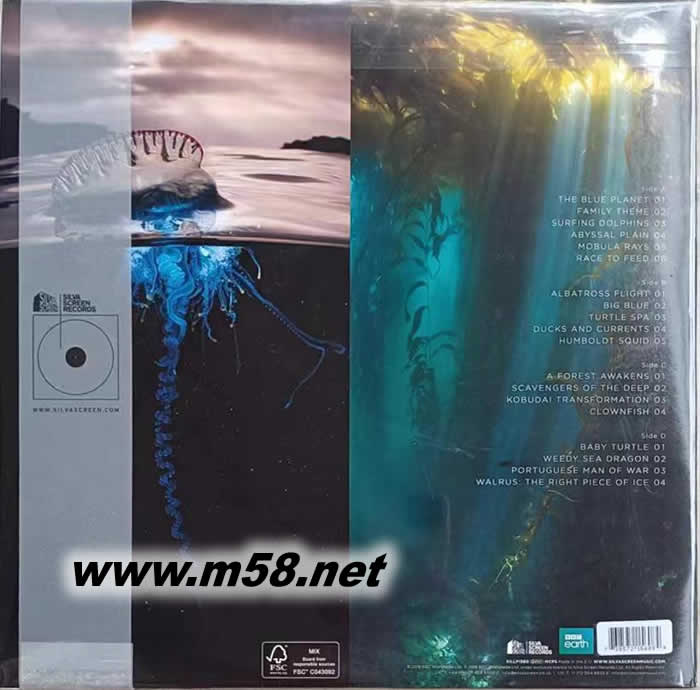 BLUE PLANET II 藍(lán)色星球電影原聲 黑膠專輯背面圖片