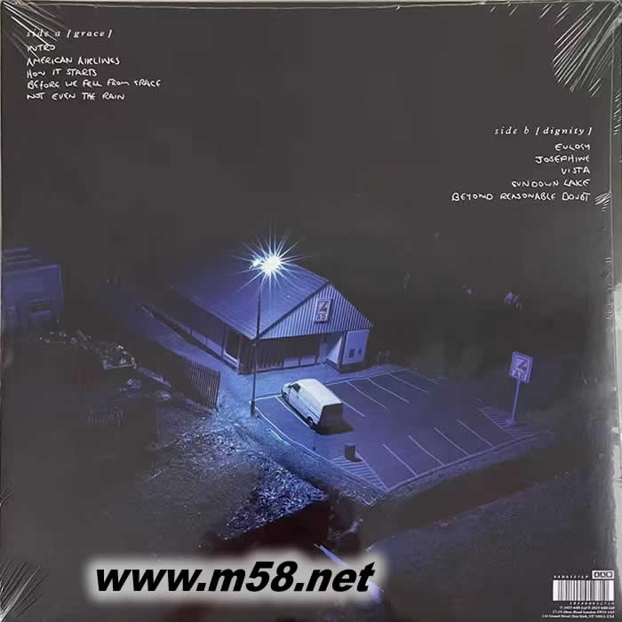 ON GRACE & DIGNITY 論優雅與尊嚴 黑膠專輯背面圖片