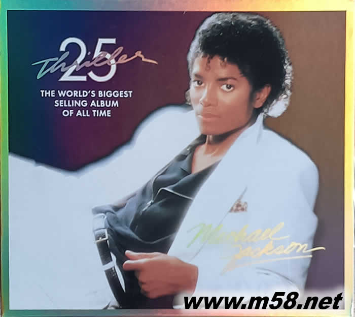 THRILLER 顫栗(CD+DVD 25周年重量級珍藏版)專輯正面圖片
