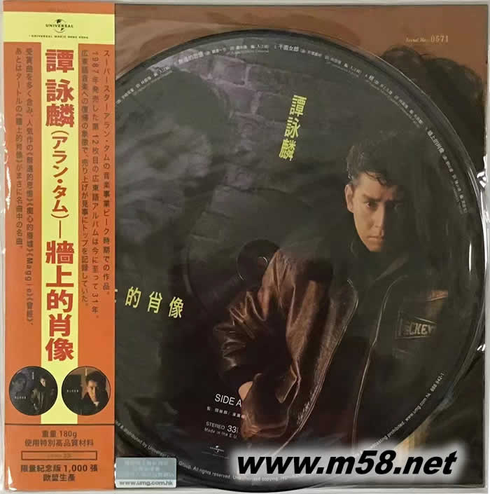 墻上的肖像 圖案膠 黑膠 限量版專輯正面圖片