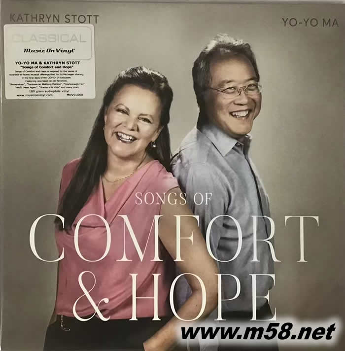 大地之歌 Songs of Comfort and Hope 大提琴與鋼琴 黑膠專輯正面圖片