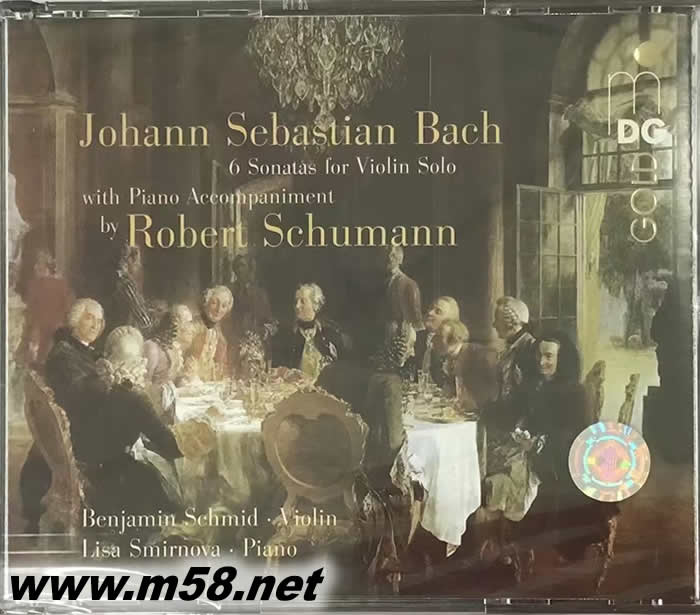 BACH 6 SONATAS FOR VIOLIN SOLO專輯正面圖片