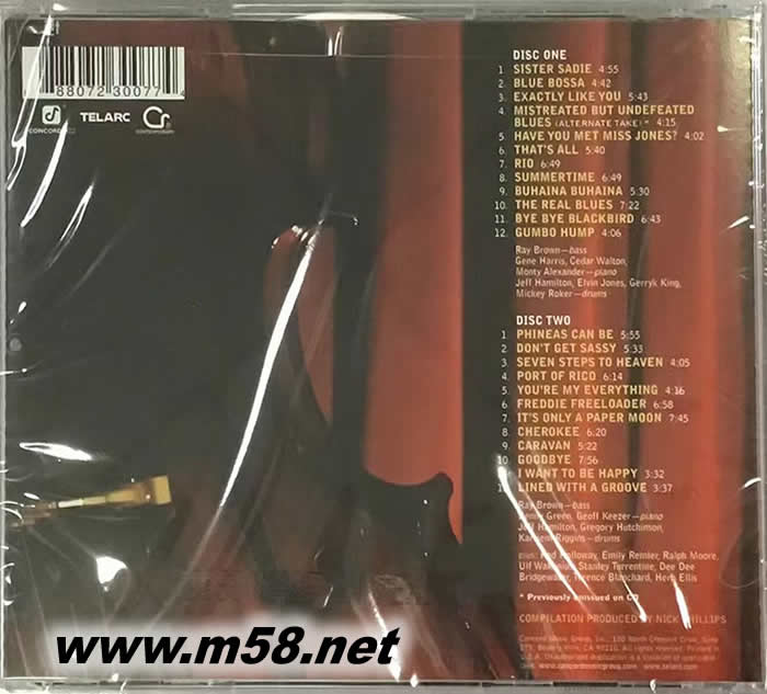 Bassics: Best Of The Ray Brown Trio (1977-2000)專輯背面圖片