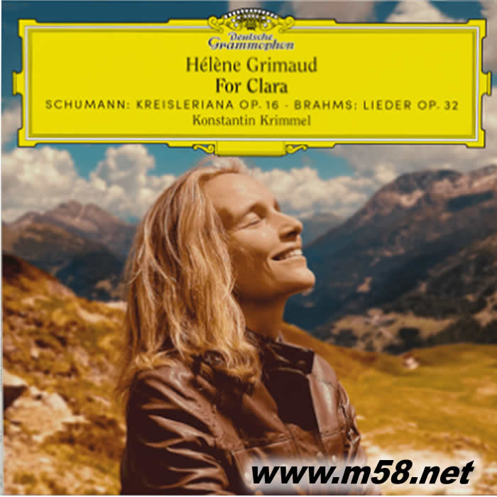 Konstantin Krimmel For Clara: Works by Schumann & Brahms 法國女鋼琴家 雙黑膠專輯正面圖片