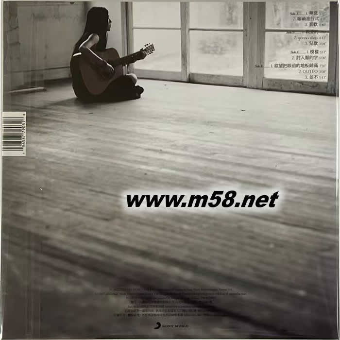 親愛(ài)的...我還不知道 黑膠專輯背面圖片