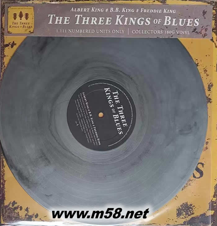 THE THREE KINGS OF BLUES 黑膠 灰色膠 限量版專輯正面圖片