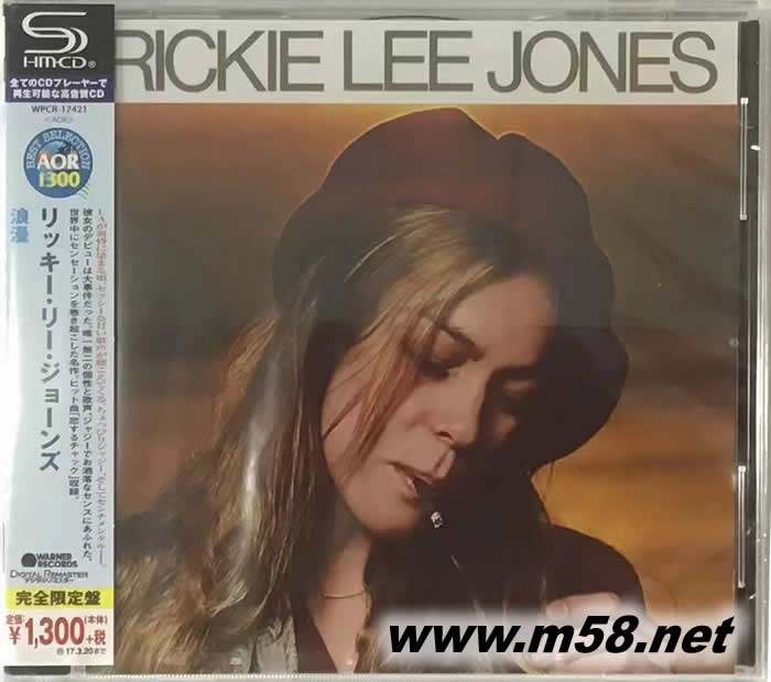 Rickie Lee Jones 同名專輯 SHMCD 日本版專輯正面圖片