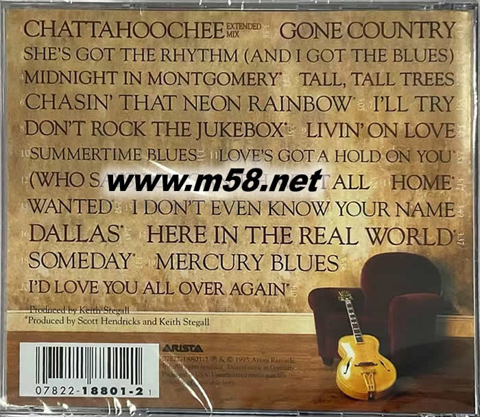 THE GRATEST HITS COLLECTION專輯背面圖片