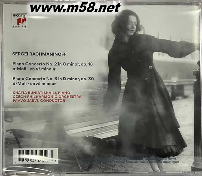 Rachmaninoff: Piano Concertos Nos 2 & 3卡蒂雅/拉赫曼尼諾夫:第二、三號鋼琴協奏曲專輯背面圖片
