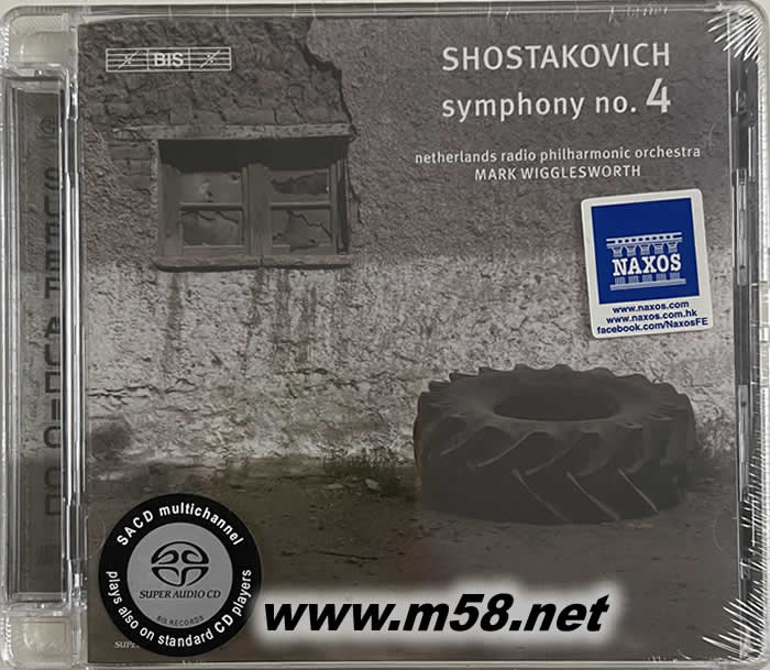 肖斯塔科維奇 SHOSTAKOVICH SYMPHONY NO.4 SACD專輯正面圖片