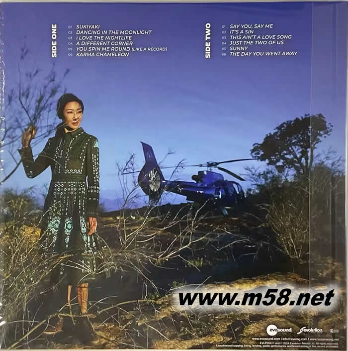 變色龍 Kamereon 黑膠 限量版專輯背面圖片