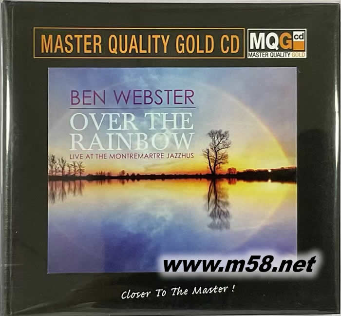 OVER THE RAINBOW LIVE AT THE MONTREMARTRE JAZZHUS MQGCD專輯正面圖片
