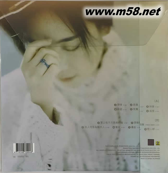 辛曉琪精選 黑膠 限量版專輯背面圖片