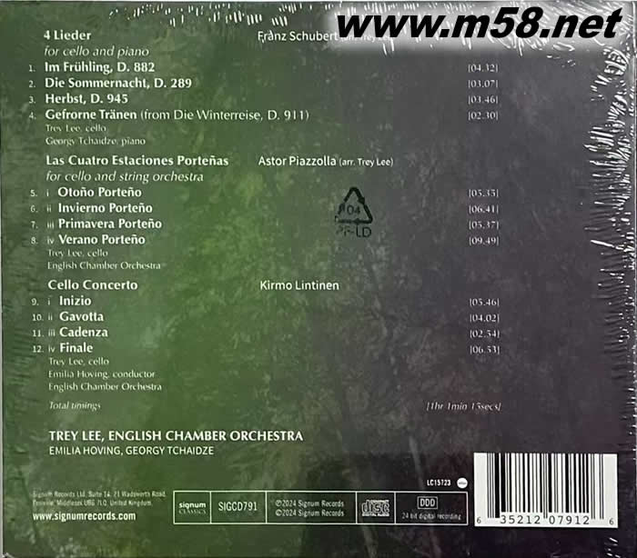 季節中斷 SEASONS INTERRUPTED專輯背面圖片