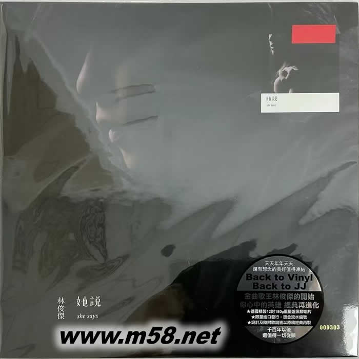 她說 黑膠限量版專輯正面圖片