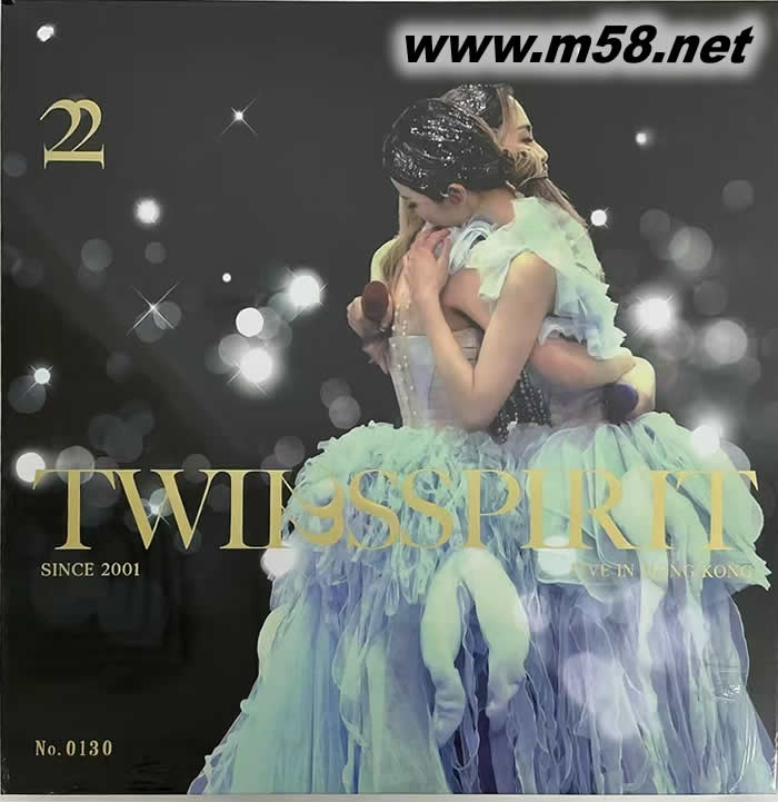 TWINS SPIRIT SINCE 2001 LIVE IN HONG KONG 彩膠 四黑膠套裝 限量版專輯背面圖片